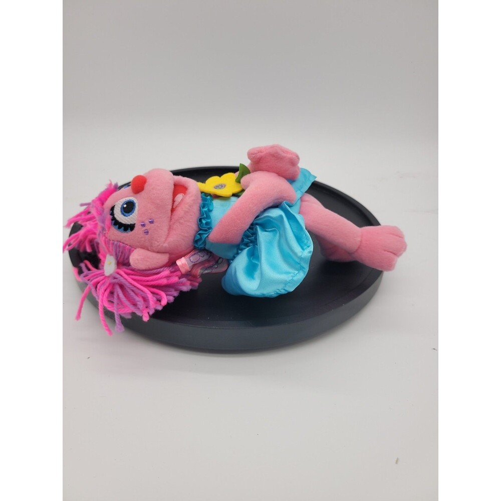 GUND Sesame Street ABBY Cadabby Plush 10" Pink Fairy Doll Blue Wings 2019 - Picture 7 of 10
